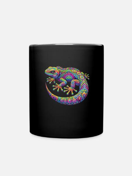 Hippie Festival - Tasse einfarbig - Schwarz