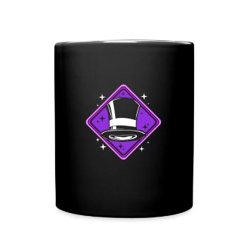 magicien magicien - Mug uni - noir - Devant