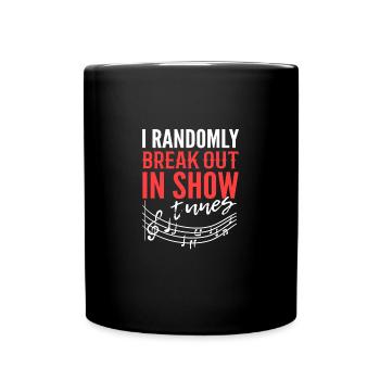Théâtre - Mug uni - noir - Devant