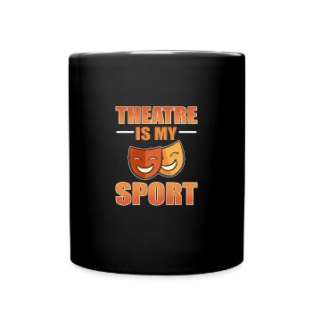 Théâtre - Mug uni - noir - Devant