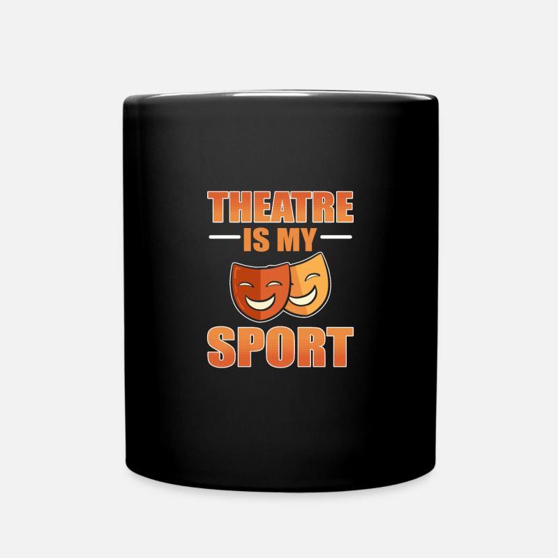 Theater - Tasse einfarbig - Schwarz