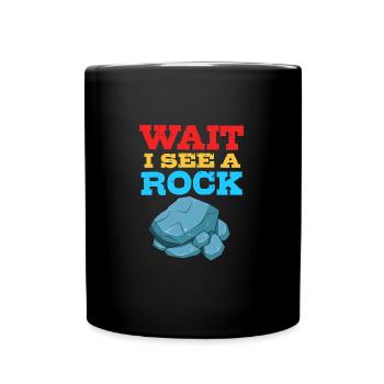 Geologe - Tasse einfarbig - Schwarz - Vorne