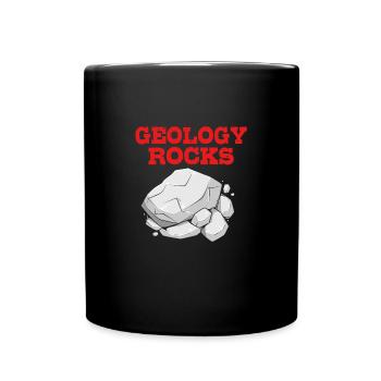 Geologe - Tasse einfarbig - Schwarz - Vorne