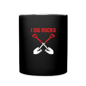 Géologue - Mug uni - noir - Devant