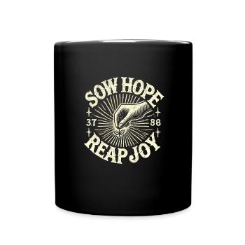 Garten - Tasse einfarbig - Schwarz - Vorne