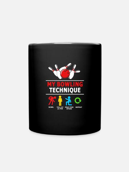Bowling - Mug uni - noir