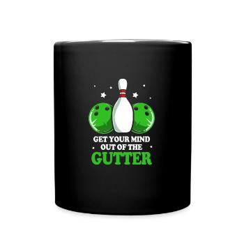Bowling - Full Colour Mug - black - Front