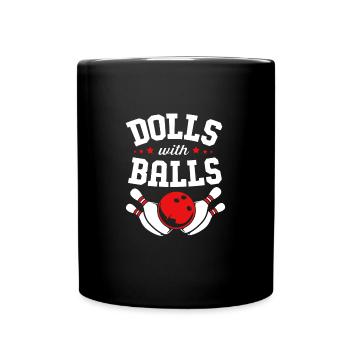 Bowling - Full Colour Mug - black - Front