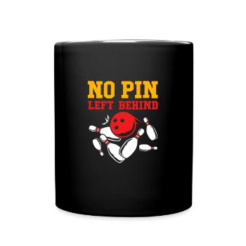 Bowling Bowler Bowling Skittles Bowling Ball - Full Colour Mug - black - Front