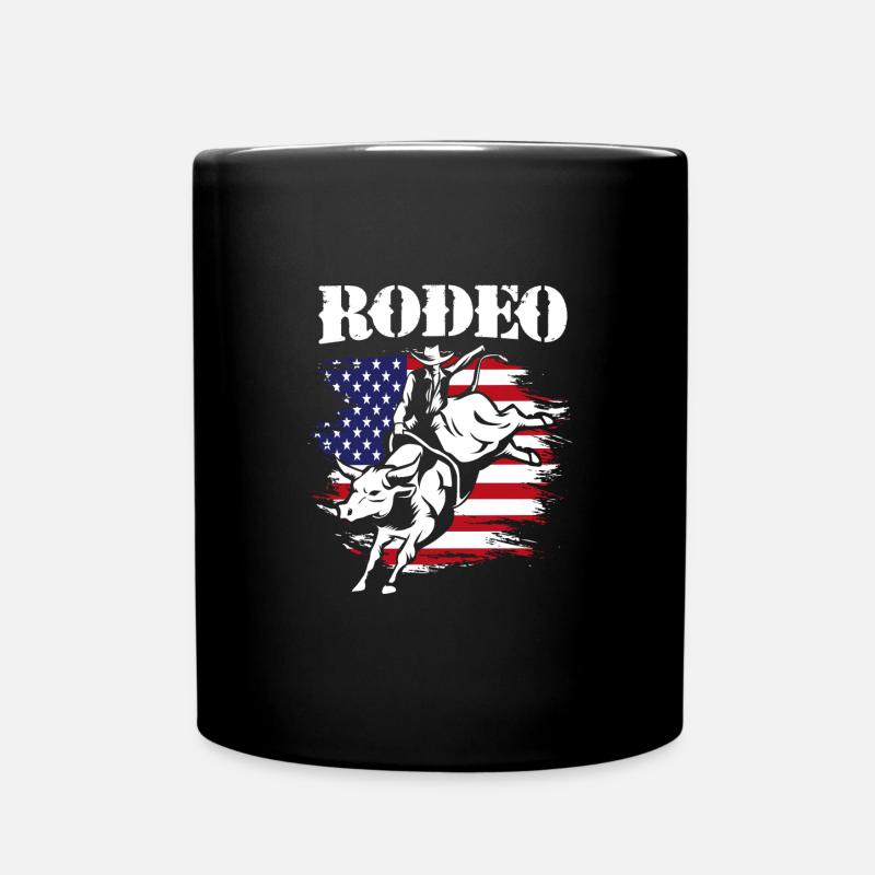 Rodeo - Tasse einfarbig - Schwarz