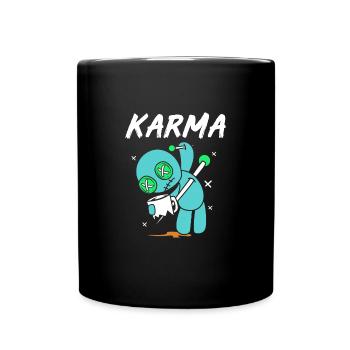 Voodoo Karma - Full Colour Mug - black - Front
