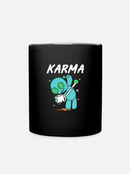 Voodoo Karma - Tasse einfarbig - Schwarz