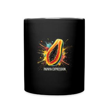 Früchtchen - Tasse einfarbig - Schwarz - Vorne
