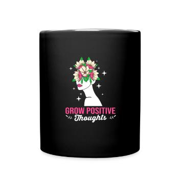 Body Positivity Feminist Feminism Feminist - Full Colour Mug - black - Front