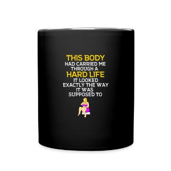 Body Positivity - Full Colour Mug - black - Front