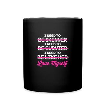 Body Positivity - Full Colour Mug - black - Front