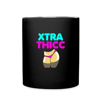 Body Positivity - Tasse einfarbig - Schwarz - Vorne