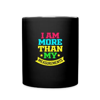 Body Positivity Feminist Feminism Feminist - Full Colour Mug - black - Front