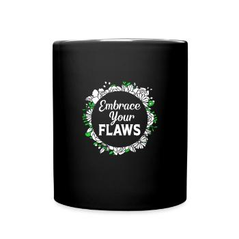 Body Positivity Feminist Feminism Feminist - Full Colour Mug - black - Front
