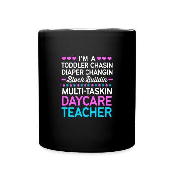 Daycare Center Education Educator Educator - Full Colour Mug - black - Front