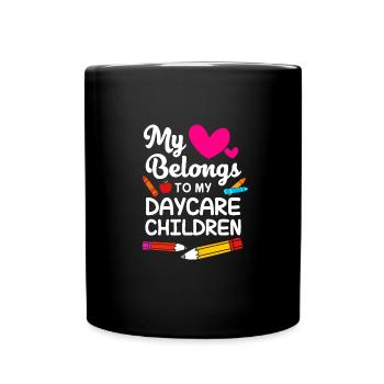 Daycare Center Education Educator Educator - Full Colour Mug - black - Front