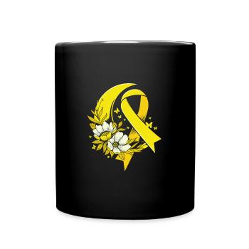 Krebs Kind Krebs-Überlebender - Tasse einfarbig - Schwarz - Vorne