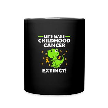 Krebs Kind Krebs-Überlebender - Tasse einfarbig - Schwarz - Vorne