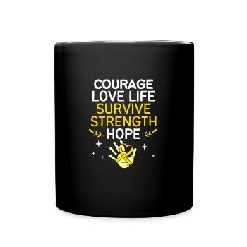 Cancer Child - Full Colour Mug - black - Front