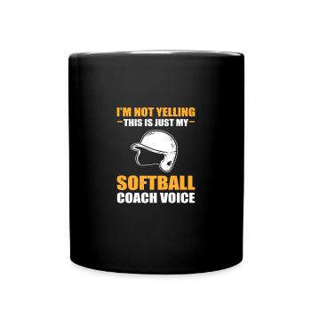 Softball Joueurs de softball - Mug uni - noir - Devant