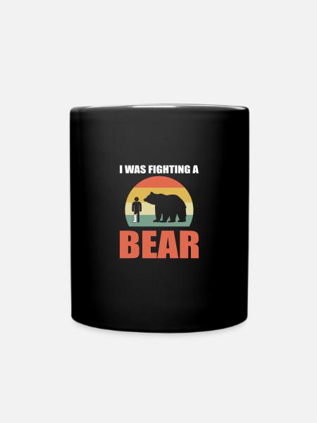 Broken leg - Full Colour Mug - black