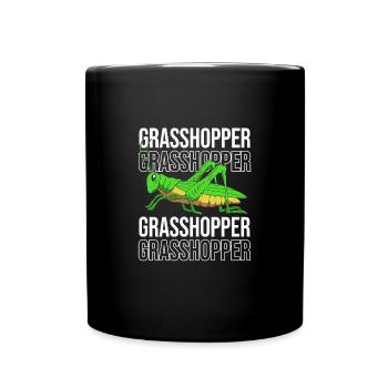 Grasshopper grasshopper - Full Colour Mug - black - Front