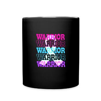 Schilddrüsenkrebs Krebs Schilddrüse - Tasse einfarbig - Schwarz - Vorne