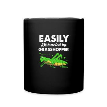 Grasshopper grasshopper - Full Colour Mug - black - Front