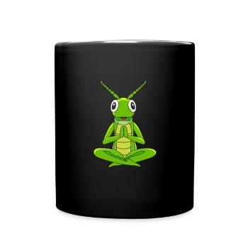 Grasshopper grasshopper - Full Colour Mug - black - Front