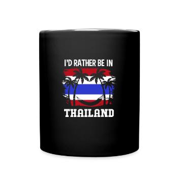 Thailand Thai Language - Full Colour Mug - black - Front
