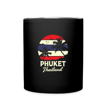 Thailand Thai Language - Full Colour Mug - black - Front