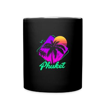 Thailand Thai Sprache Phuket - Tasse einfarbig - Schwarz - Vorne