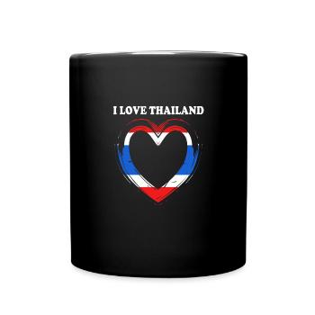 Thailand Thai Language - Full Colour Mug - black - Front