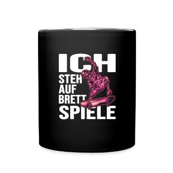 skateboard sk8 skateboarder skatepark - Tasse einfarbig - Schwarz - Vorne