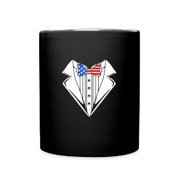 Fourth of July National Colors National Day United States - Full Colour Mug - black - Front