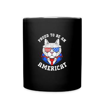 Fourth of July National Colors National Day United States - Full Colour Mug - black - Front