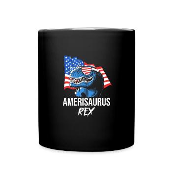 Fourth of July National Colors National Day United States - Full Colour Mug - black - Front