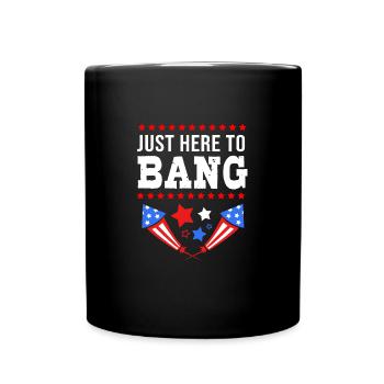 Fourth of July National Colors National Day United States - Full Colour Mug - black - Front