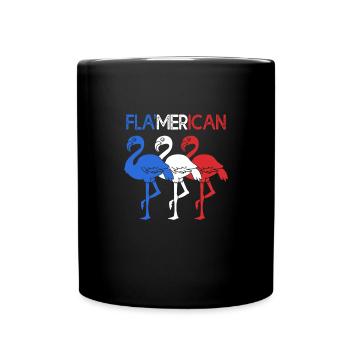Fourth of July National Colors National Day United States - Full Colour Mug - black - Front
