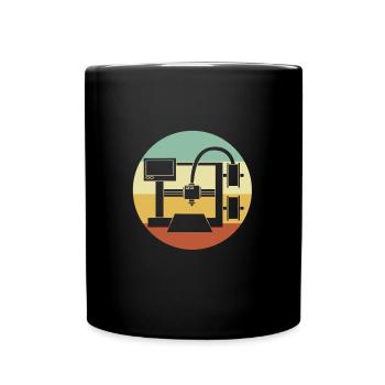 Impression 3D - Mug uni - noir - Devant