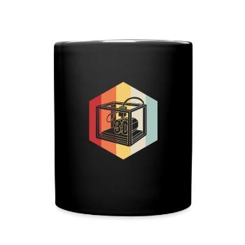 Impression 3D - Mug uni - noir - Devant