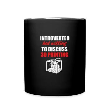 Impression 3D - Mug uni - noir - Devant