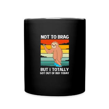 Sloth - Full Colour Mug - black - Front