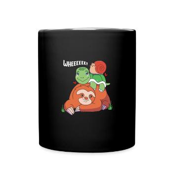 Sloth - Full Colour Mug - black - Front