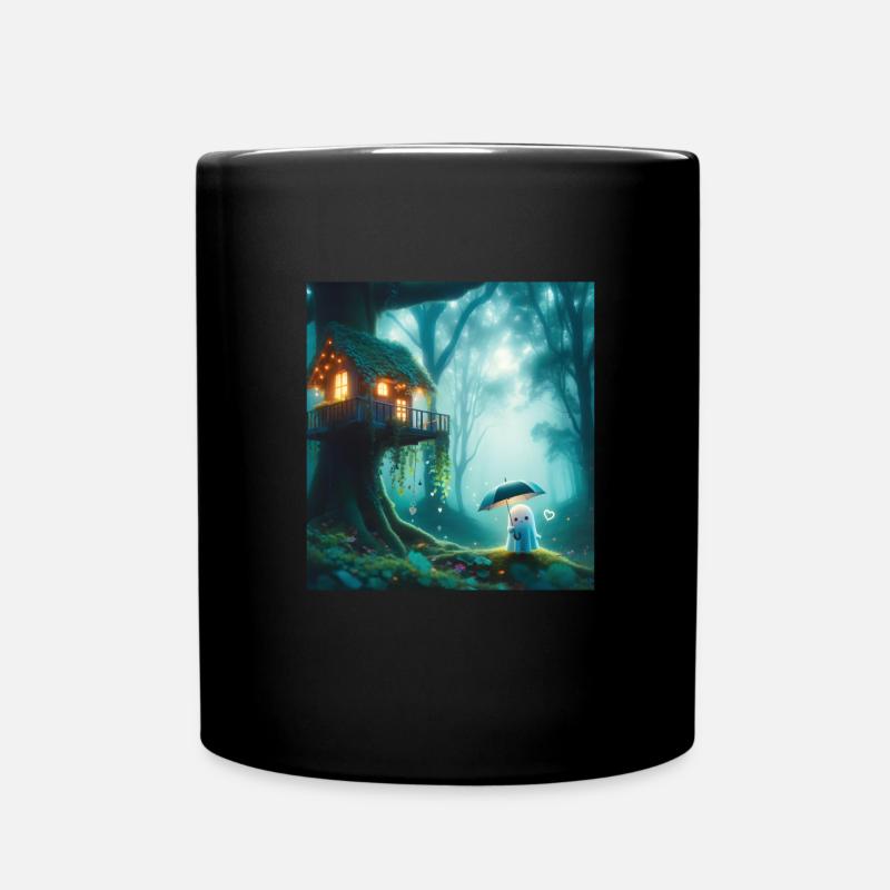 Märchen - Tasse einfarbig - Schwarz